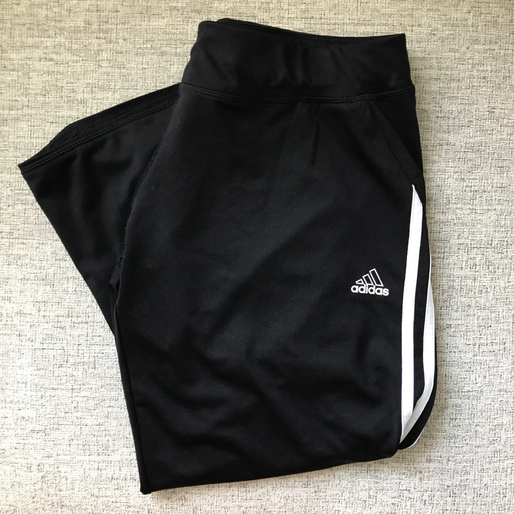 Adidas Cropped Black Joggers